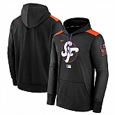 Men's San Francisco Giants Black 2025 City Connect Collection Performance Pullover Hoodie,baseball caps,new era cap wholesale,wholesale hats